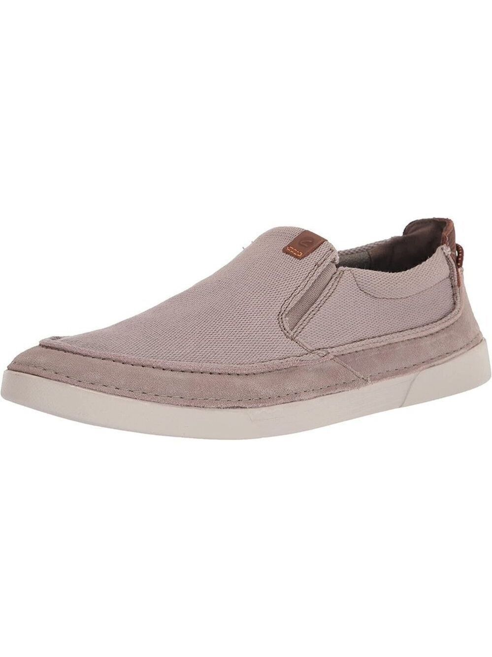 CLARKS "Gereld" step BNWT Mens Size 8 boat shoe canvas slip on